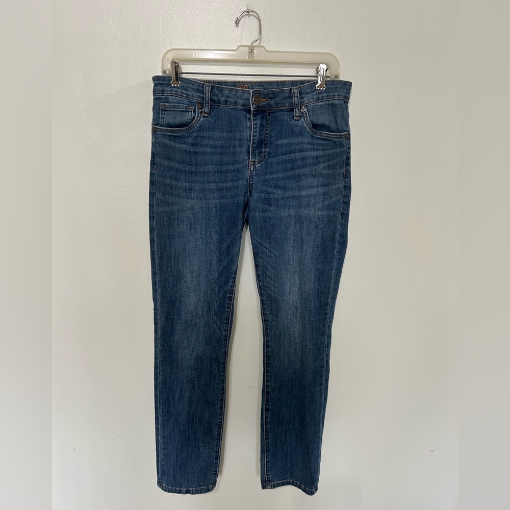 KUT FROM THE KLOTH | Dark Blue Straight Ankle Leg Jeans, Size 6